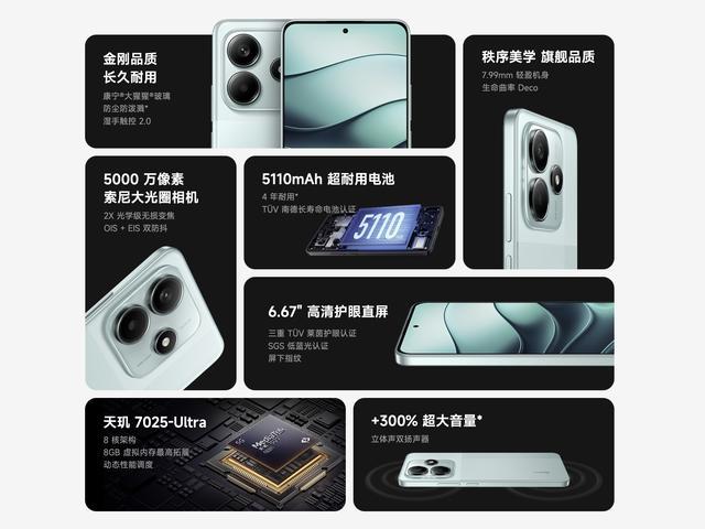 仅1099元旗舰主摄+5110毫安+立体双扬这新机真猛！ title=