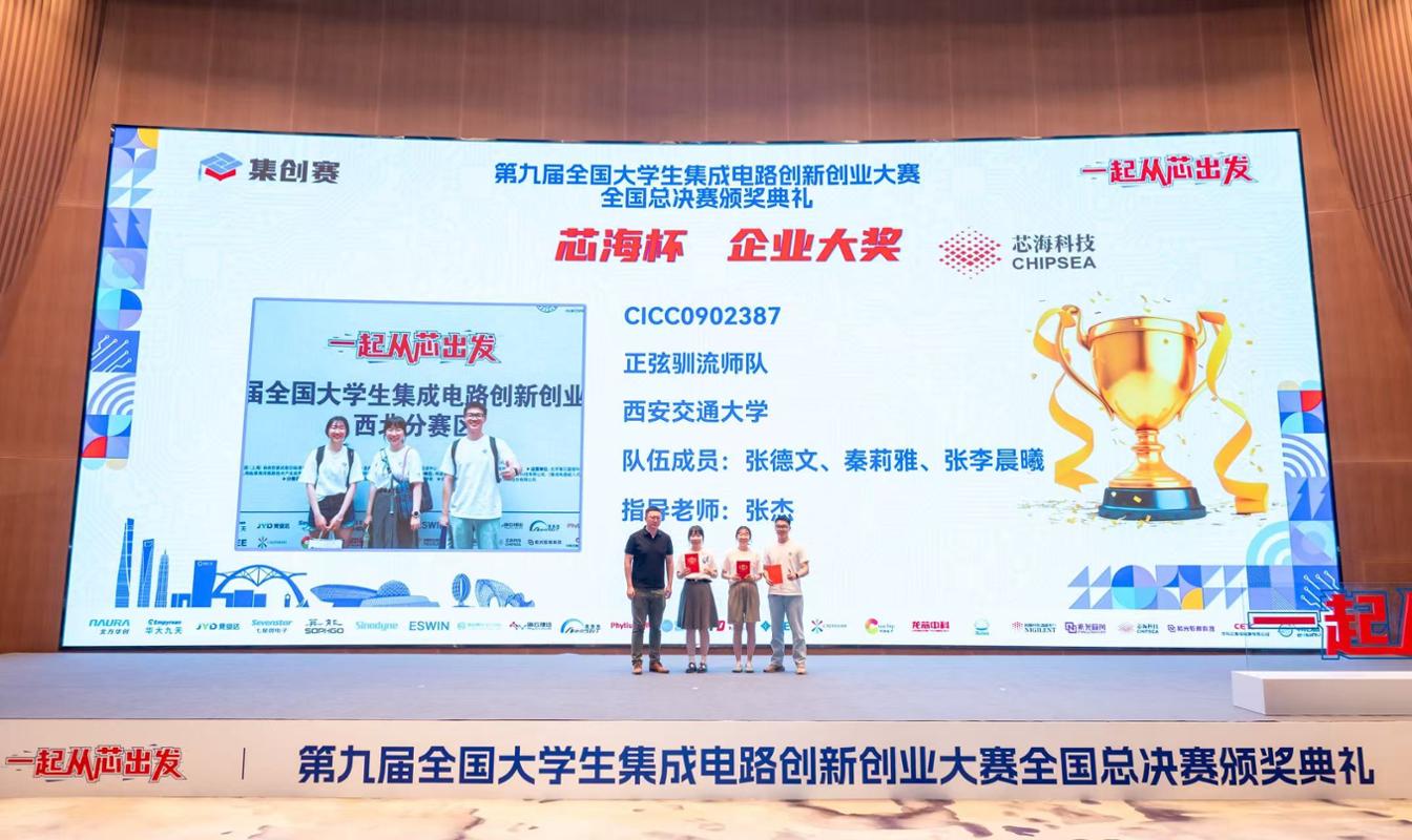 历史最佳！西安交大学子在集创赛斩获3项企业大奖和8项一等奖(图2)